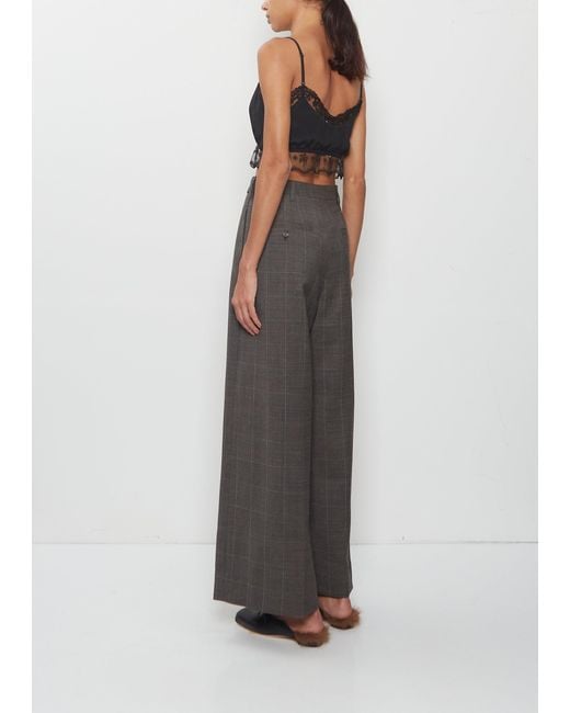 Simone Rocha Multicolor Cropped Wide Leg Slash Trousers
