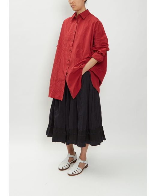 Casey Casey Ode Shirt in Red | Lyst