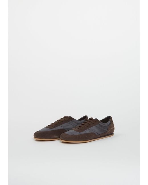 Common Projects White Suede Nylon Minimal Runner