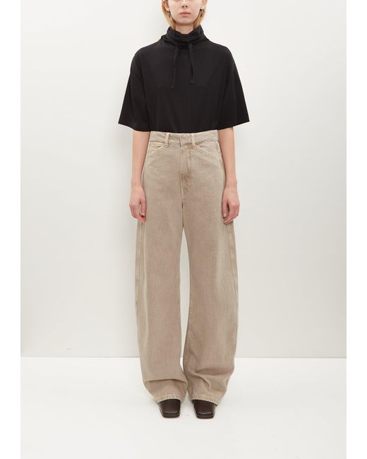 Lemaire Multicolor High Waisted Curved Pants
