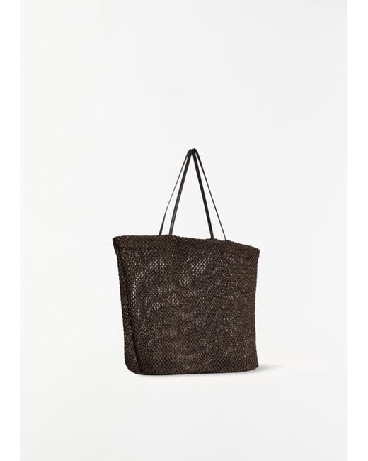 The Row Brown Barn Raffia Tote Raffia