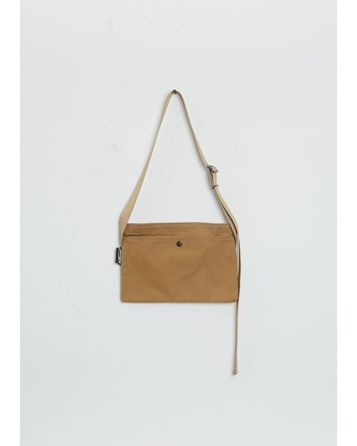 Amiacalva White Gabardine Sacoche