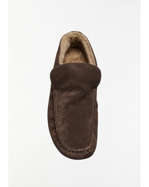 The Row White Leo Suede Loafer