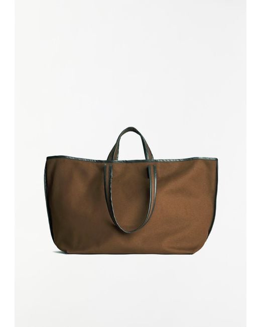 Kassl Brown Tote Canvas
