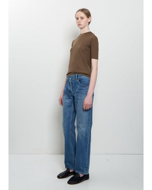The Row Blue Fima Cotton Jean