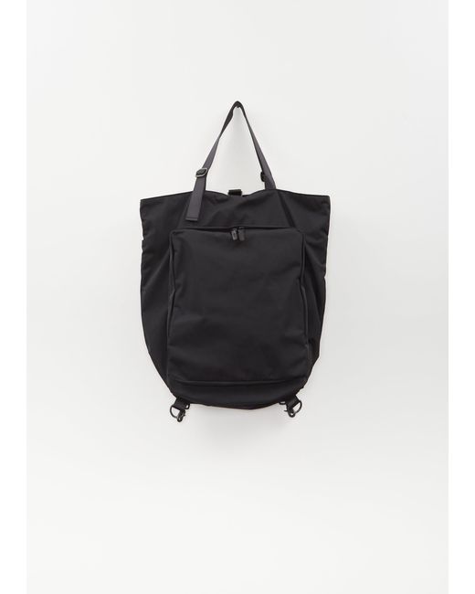 Amiacalva Black Gabardine 2way Backpack