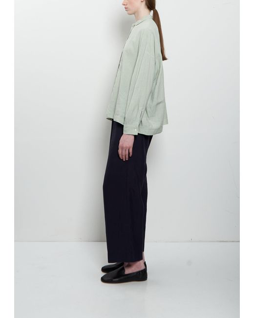 Arts & Science Blue Granny Box Linen Shirt