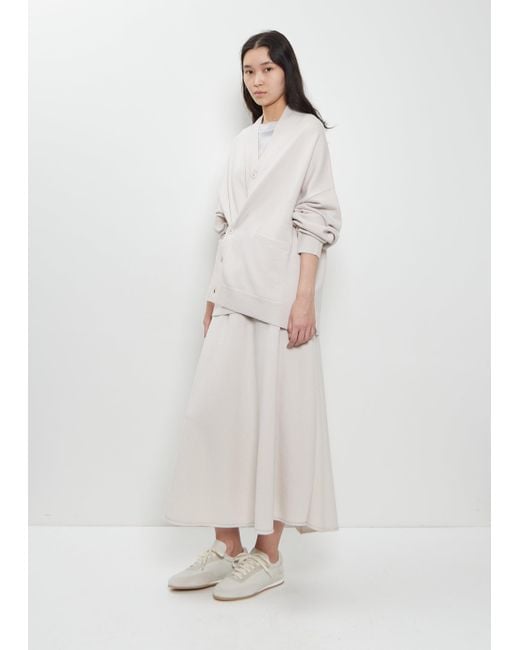 Extreme Cashmere White N°24 Tokio Stretch Cashmere Cardigan