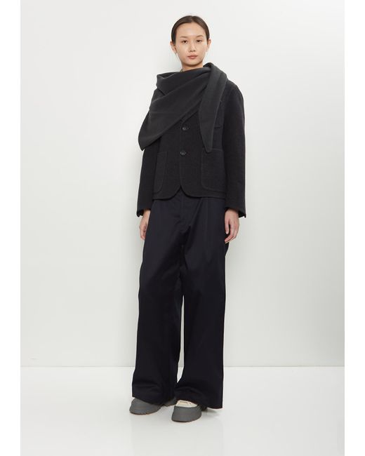 Sofie D'Hoore Black Marc Triangle Scarf
