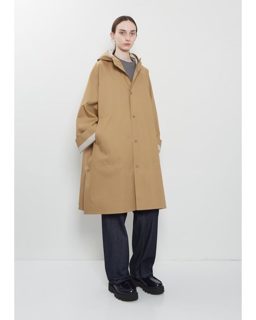 Sofie D'Hoore Natural Catch Water-repellent Bonded Cotton Coat