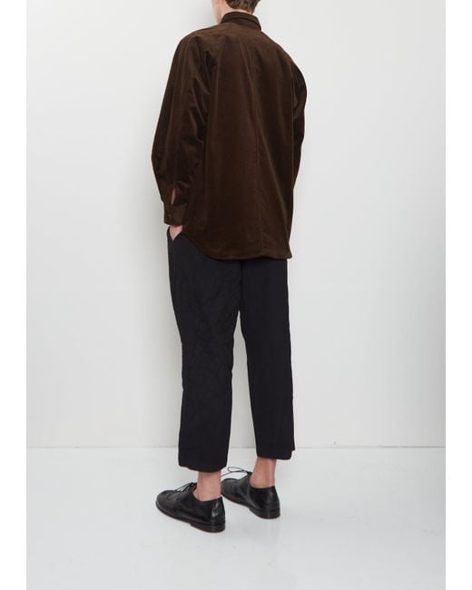 Comme des Garçons Brown Corduroy Shirt