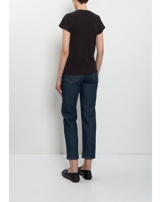 6397 Black Raglan Cotton Tee