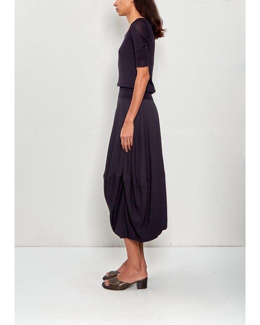 Lemaire Black Balloon Fluid Skirt