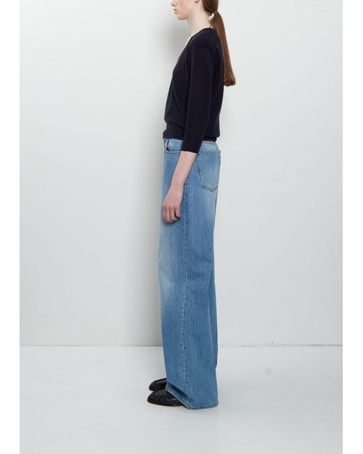 The Row Blue Eglitta Cotton Jean