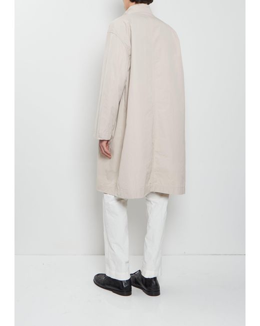 Bergfabel Men White Alex Cotton Coat
