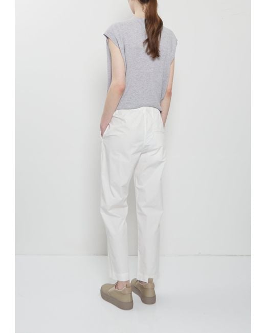 Sofie D'Hoore White Pico Cotton Pant