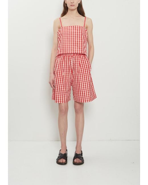 ELEH Pink Lucy Taffeta Shorts