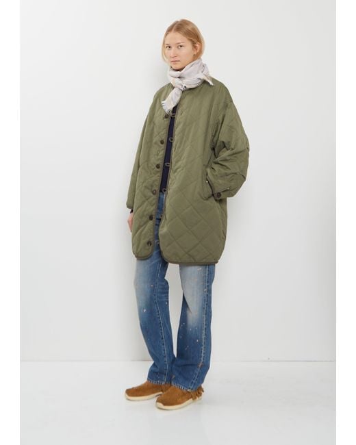 Begg x Co Green Fiji Archer Cotton Linen Scarf