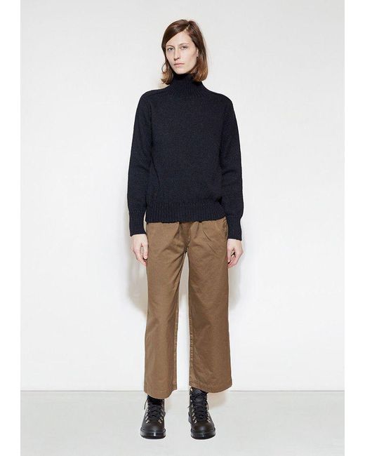 MHL by Margaret Howell Multicolor Wide Leg Crop Trousers