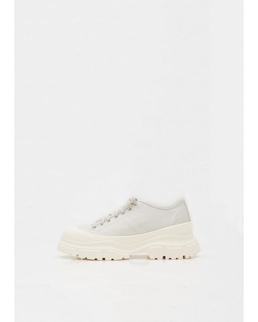 Sofie D'Hoore White Feat Leather Sneakers