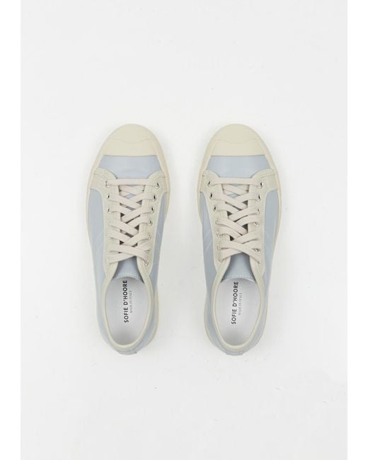 Sofie D'Hoore White Falco Leather Sneakers