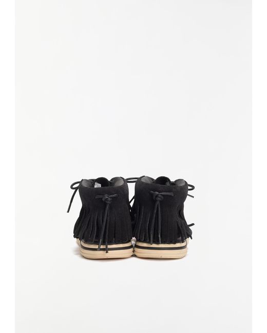 Visvim Black Suede Lace-up Boots