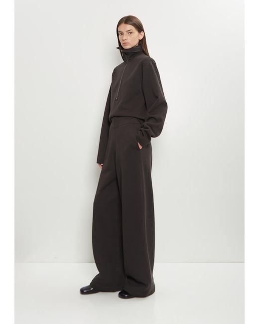 Lemaire Black Relaxed Large Pants
