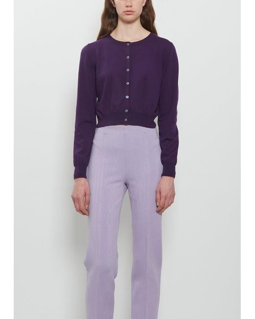 High Sport Purple Jack Cardigan