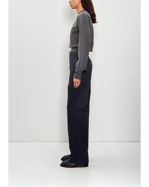 Auralee Black Finx Light Chino Pants