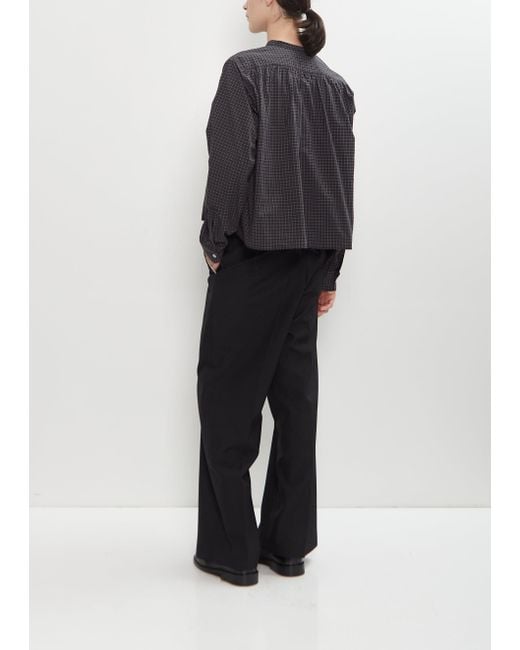 Camiel Fortgens Black Anorak Cotton Poplin Shirt
