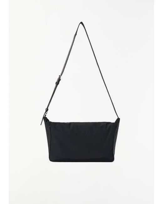 The Row Men White Technical Cotton Lloyd Shoulder Bag