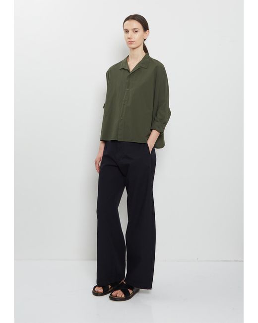 Labo.art Green Tina Light Cotton Shirt
