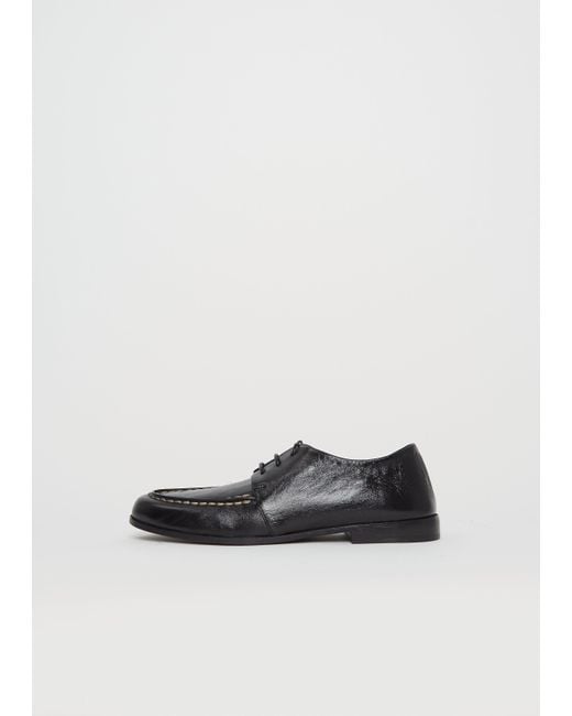 Marsèll White Mobasso Leather Lace-up Derby