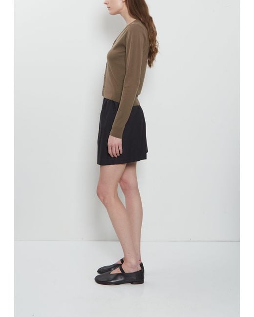 Lemaire White V-neck Buttoned Wool Cardigan
