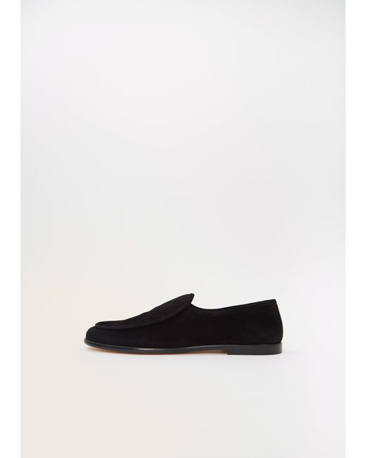 Dusan White Suede Leather Loafer