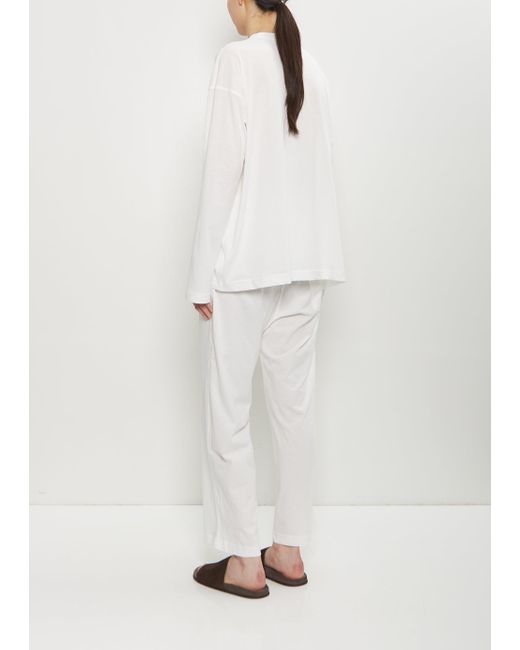 Sofie D'Hoore White Tahoe Cotton Pajama Set