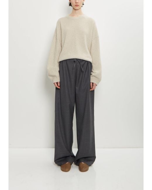 Loulou de Saison White Cove Wool Wide Pants