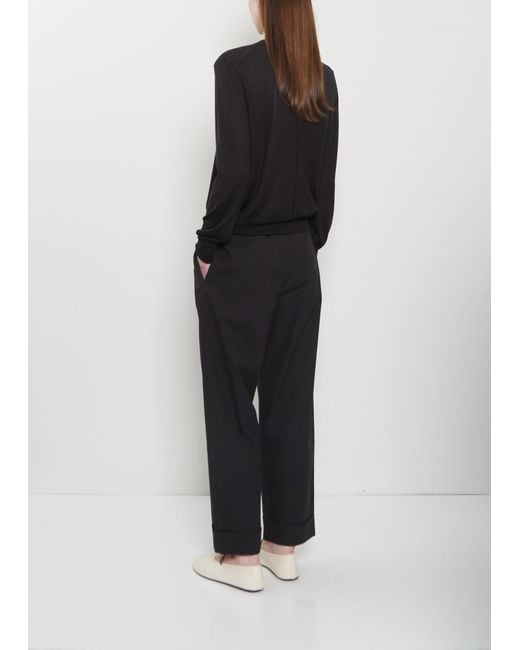 The Row Black Battersea Cashmere Cardigan