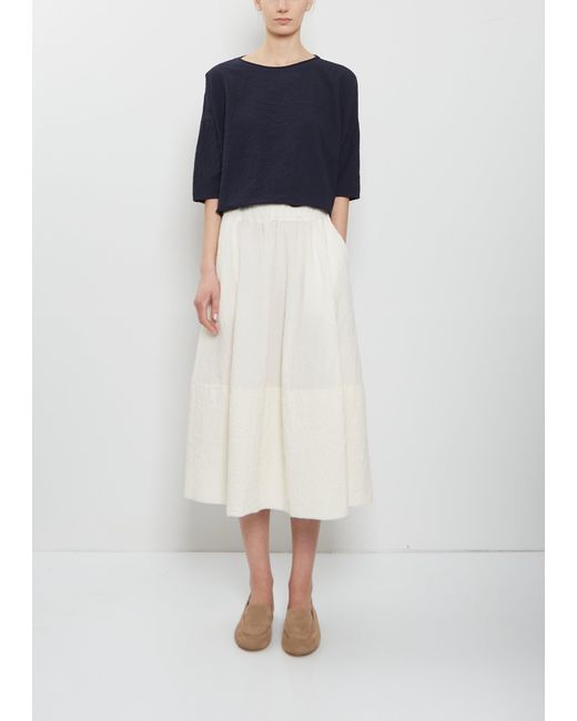 Labo.art Blue Gea Cotton Rock Skirt