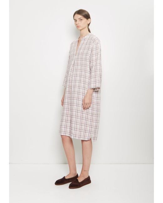 Linge particulier White Linen Caftan