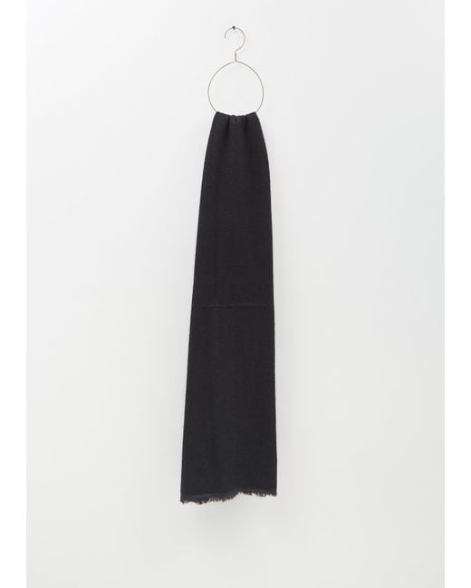 Denis Colomb White Hokkaido Melange Cashmere Stole