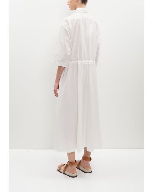 Labo.art White Seneca Cotton Poplin Dress