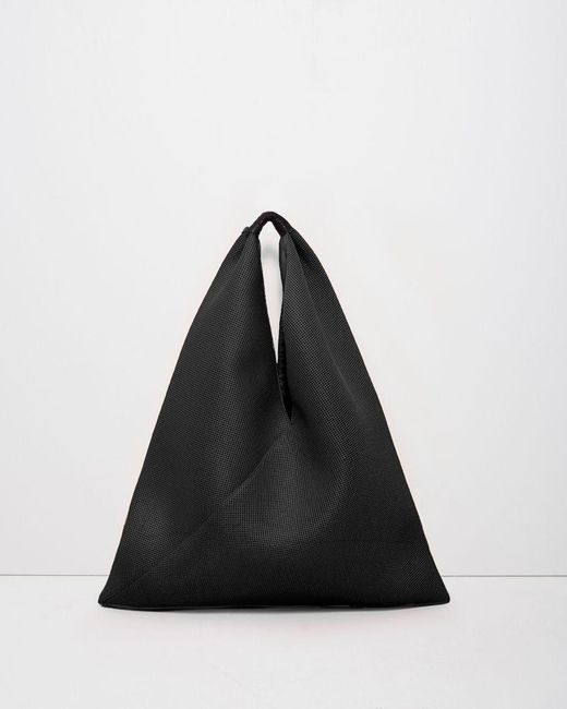 MM6 by Maison Martin Margiela Black Triangle Mesh Tote