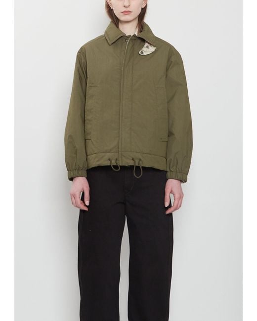 Konrad Green Ev Quilted Reversible Cotton Jacket