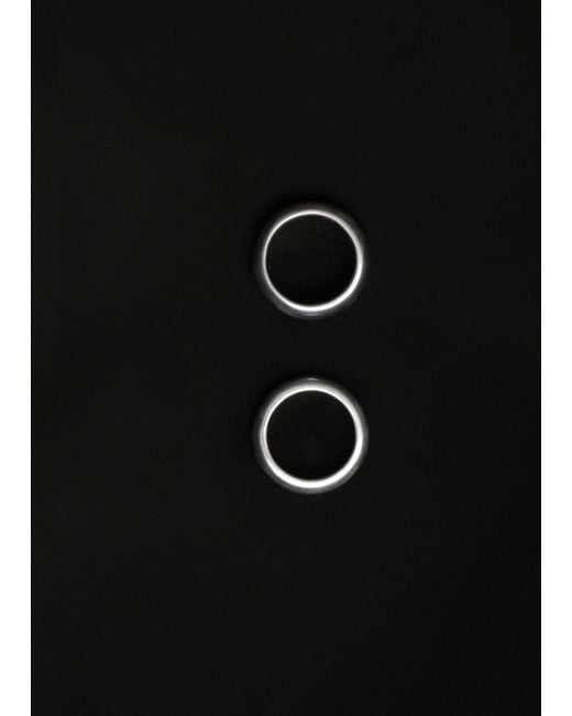 Sophie Buhai Black Bagel Ring, Set Of Two