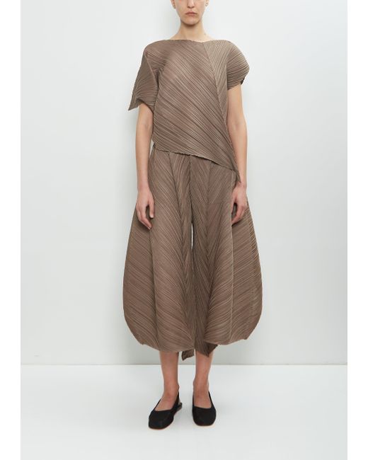 Pleats Please Issey Miyake Technical Flare Pants | Lyst Canada