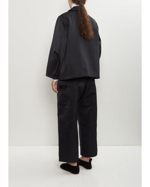 Sofie D'Hoore Black Cooper Poly Satin Jacket