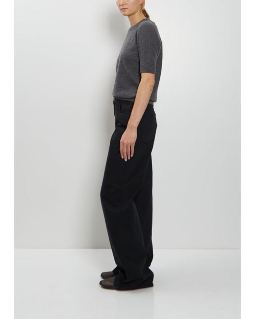 The Row Black Eglitta Cotton Jean