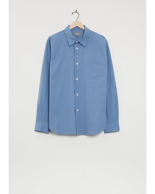 Margaret Howell Blue Basic Shirt