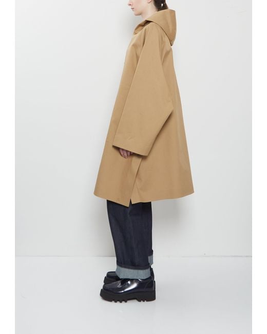 Sofie D'Hoore Natural Catch Water-repellent Bonded Cotton Coat